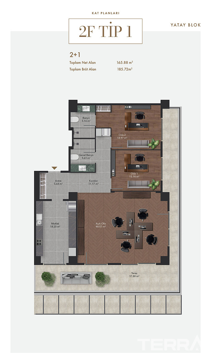 Luxury Apartments for Sale in Ankara, Çankaya - 115820