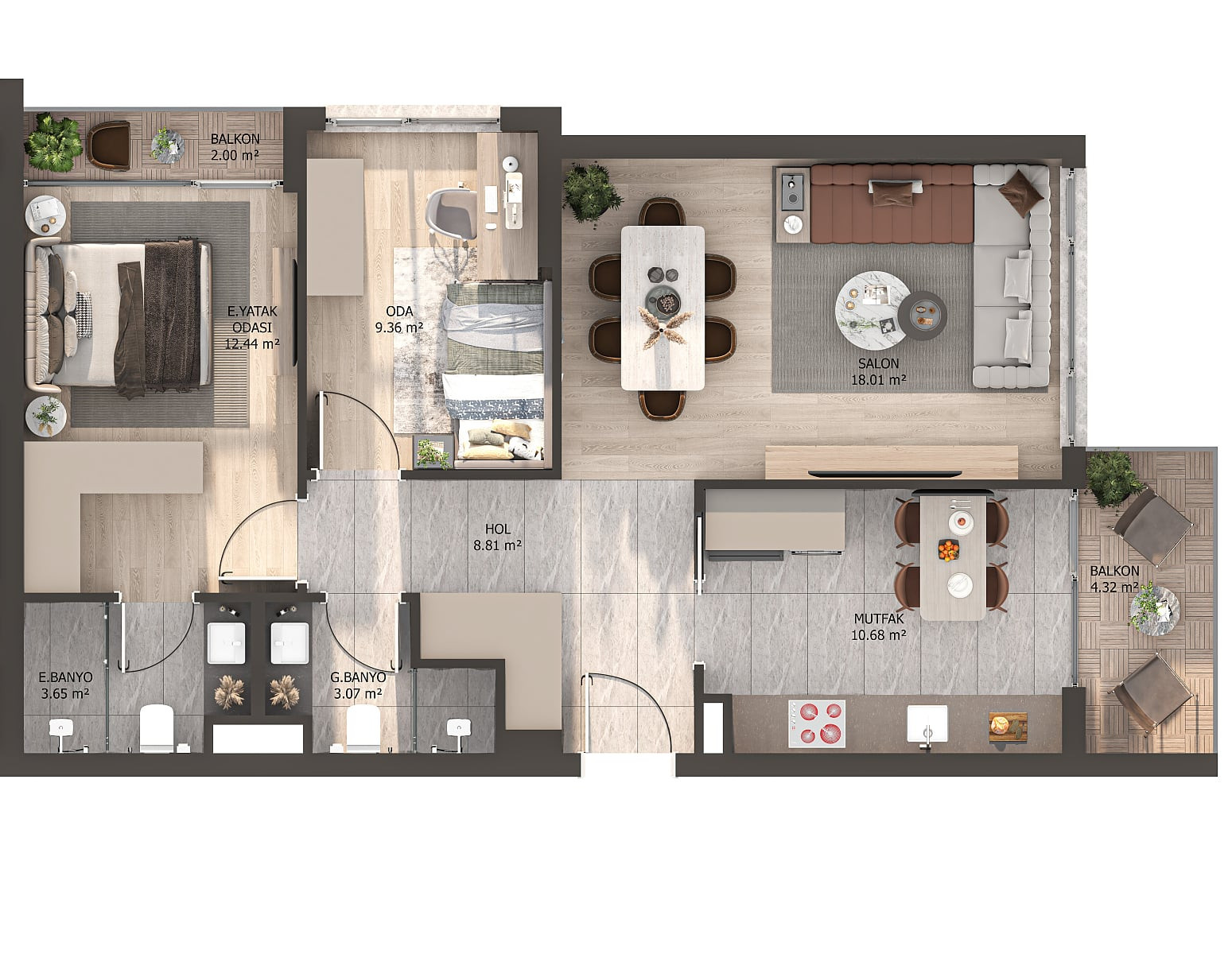 Apartments for Sale in Yenimahalle, Ankara, Turkey - 115830