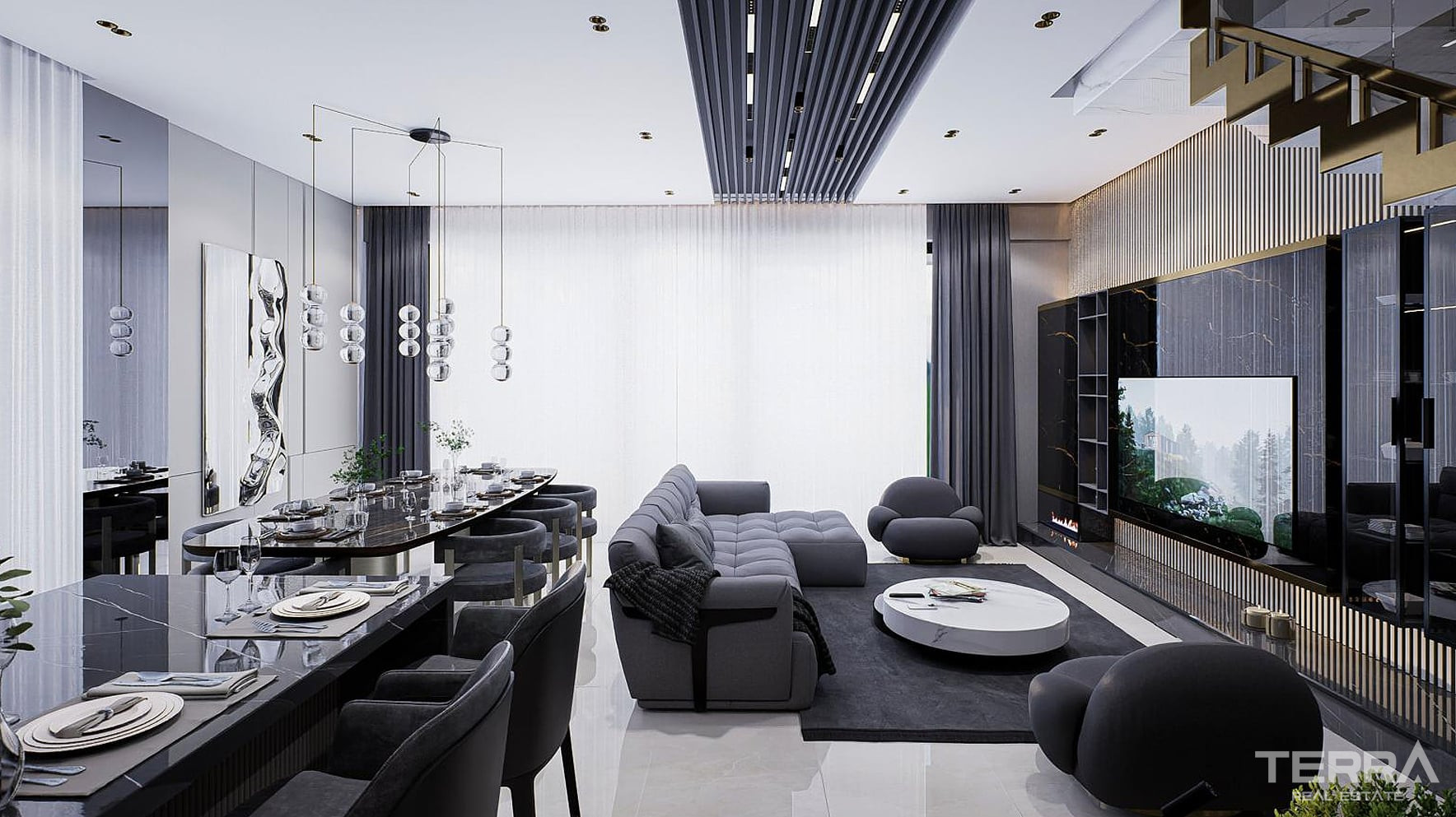 Villas with Gardens for Sale in Çankaya, Ankara, Turkey - 115840