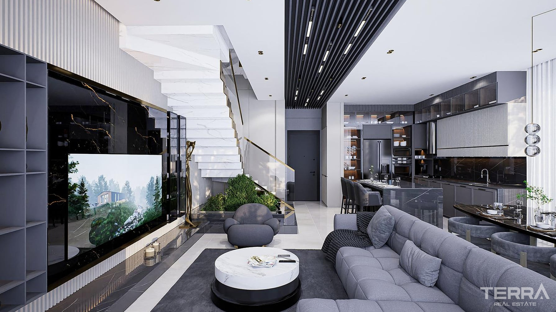 Villas with Gardens for Sale in Çankaya, Ankara, Turkey - 115842