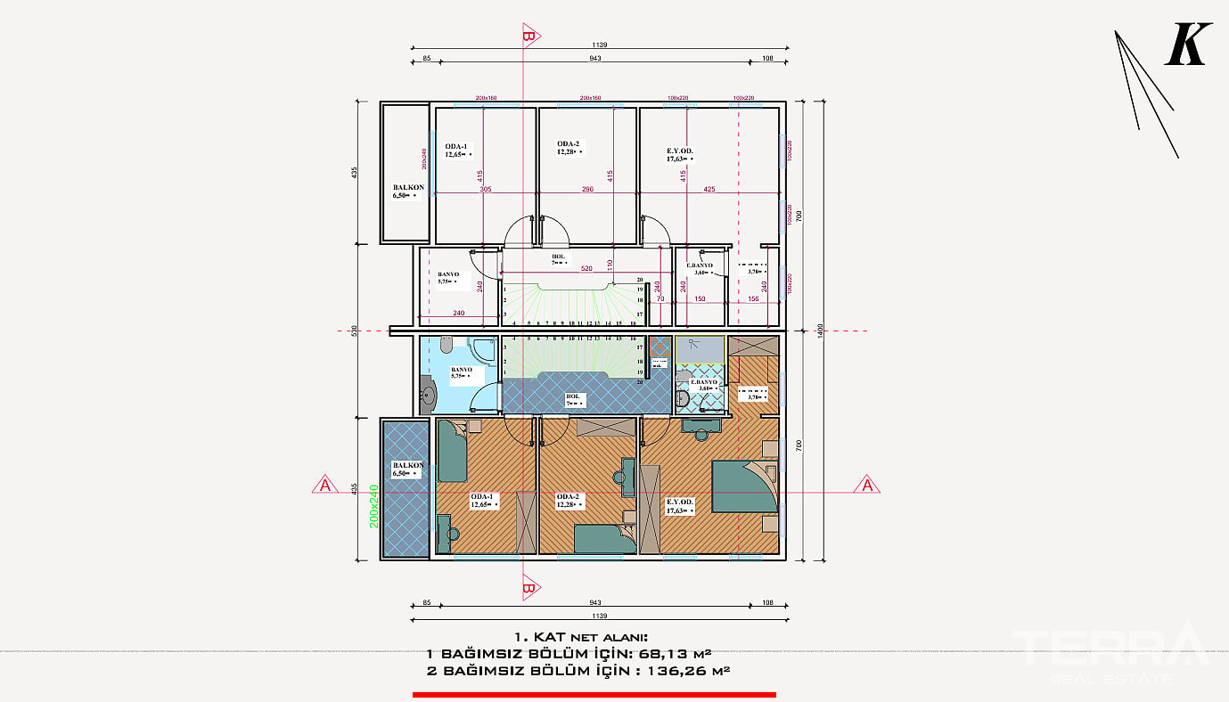 Villas with Gardens for Sale in Çankaya, Ankara, Turkey - 115855