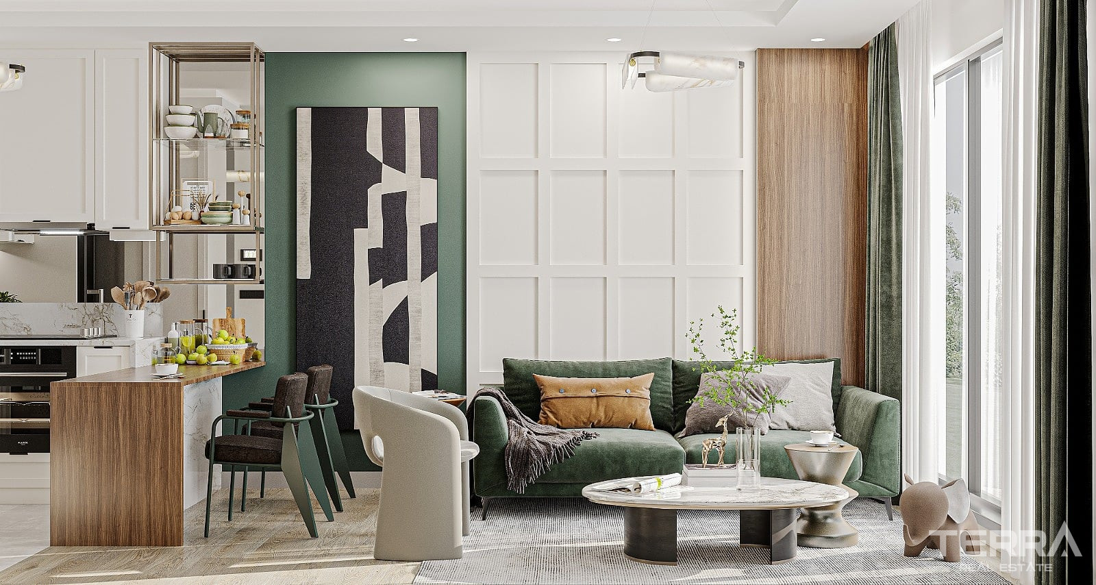 Central Apartments for Sale in Ankara, Gölbaşı, İncek - 115943