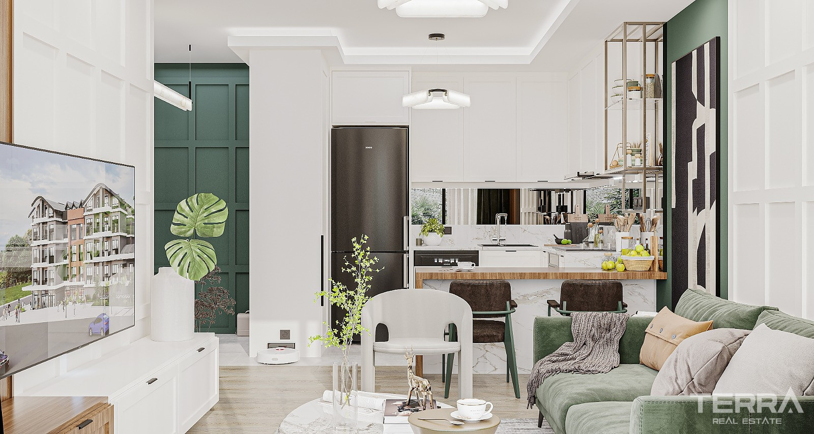 Central Apartments for Sale in Ankara, Gölbaşı, İncek - 115945