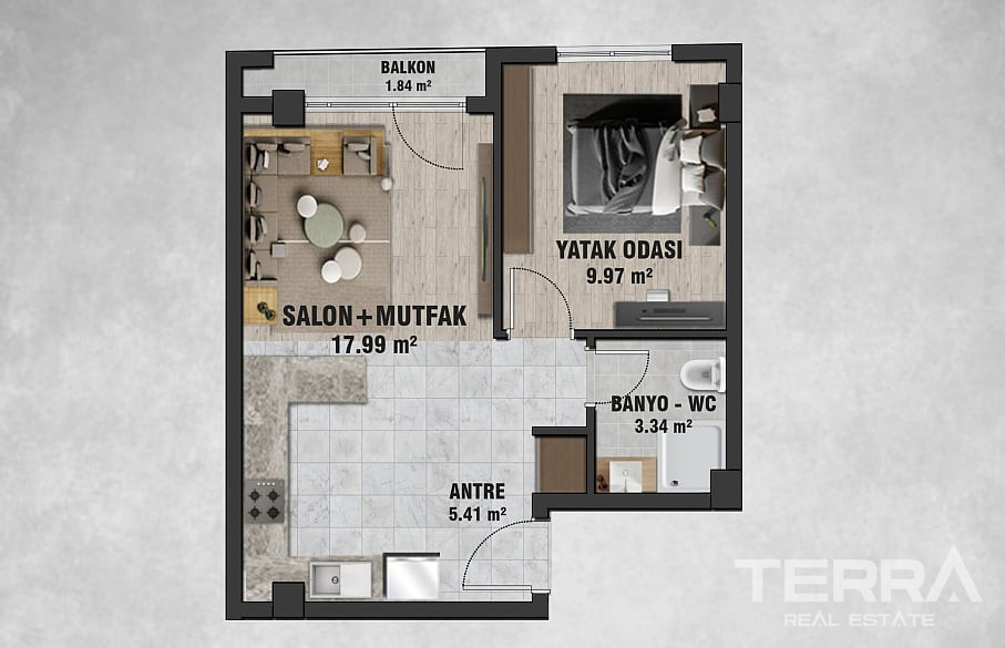 Central Apartments for Sale in Çankaya, Ankara, Turkey - 116025
