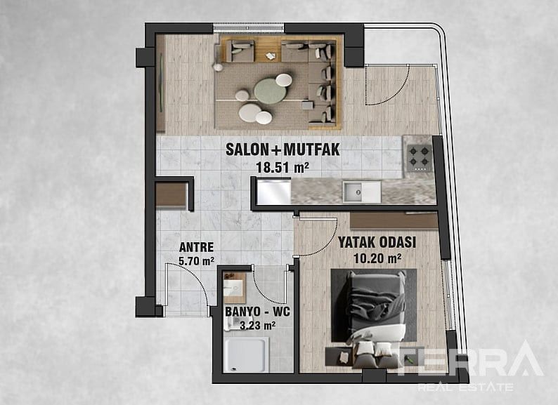 Central Apartments for Sale in Çankaya, Ankara, Turkey - 116028