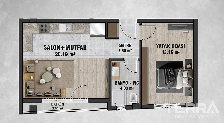Central Apartments for Sale in Çankaya, Ankara, Turkey - 116032