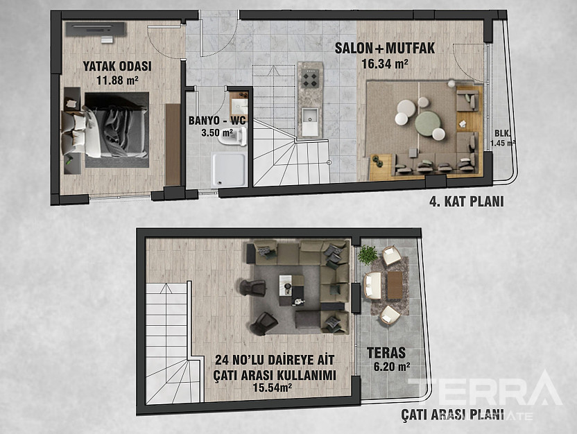 Central Apartments for Sale in Çankaya, Ankara, Turkey - 116033