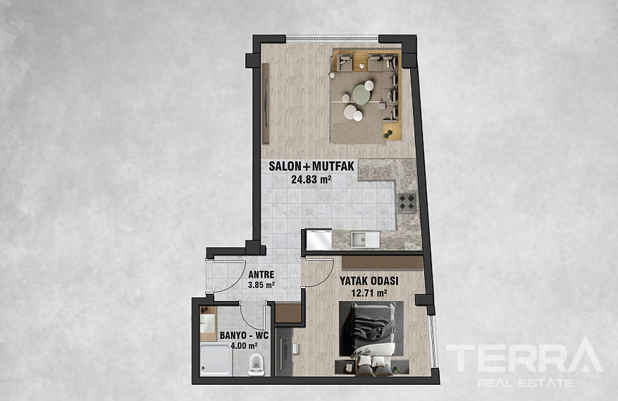 Central Apartments for Sale in Çankaya, Ankara, Turkey - 116043