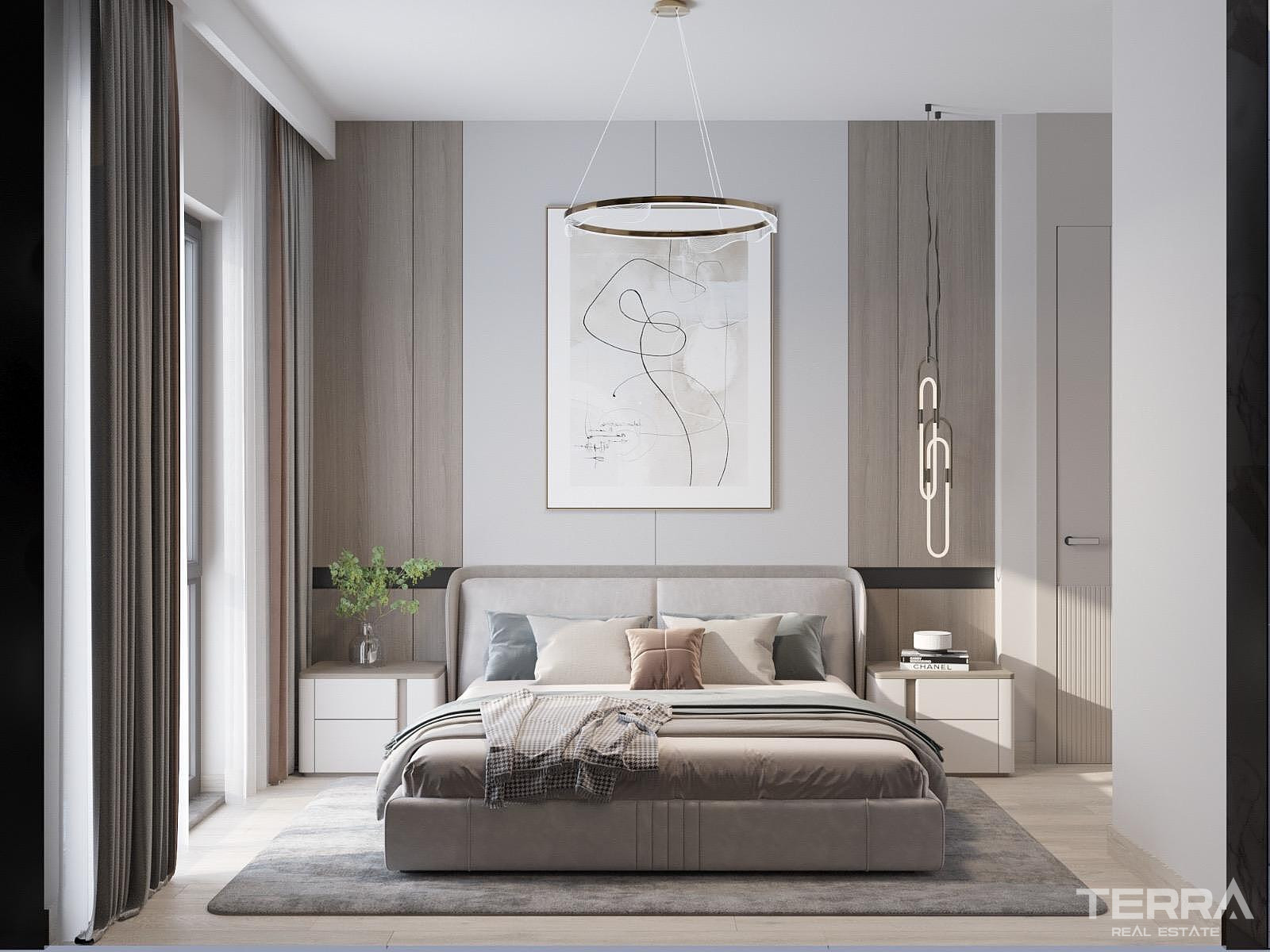 Forest and City View Apartments for Sale in Ankara, Çankaya - 116098