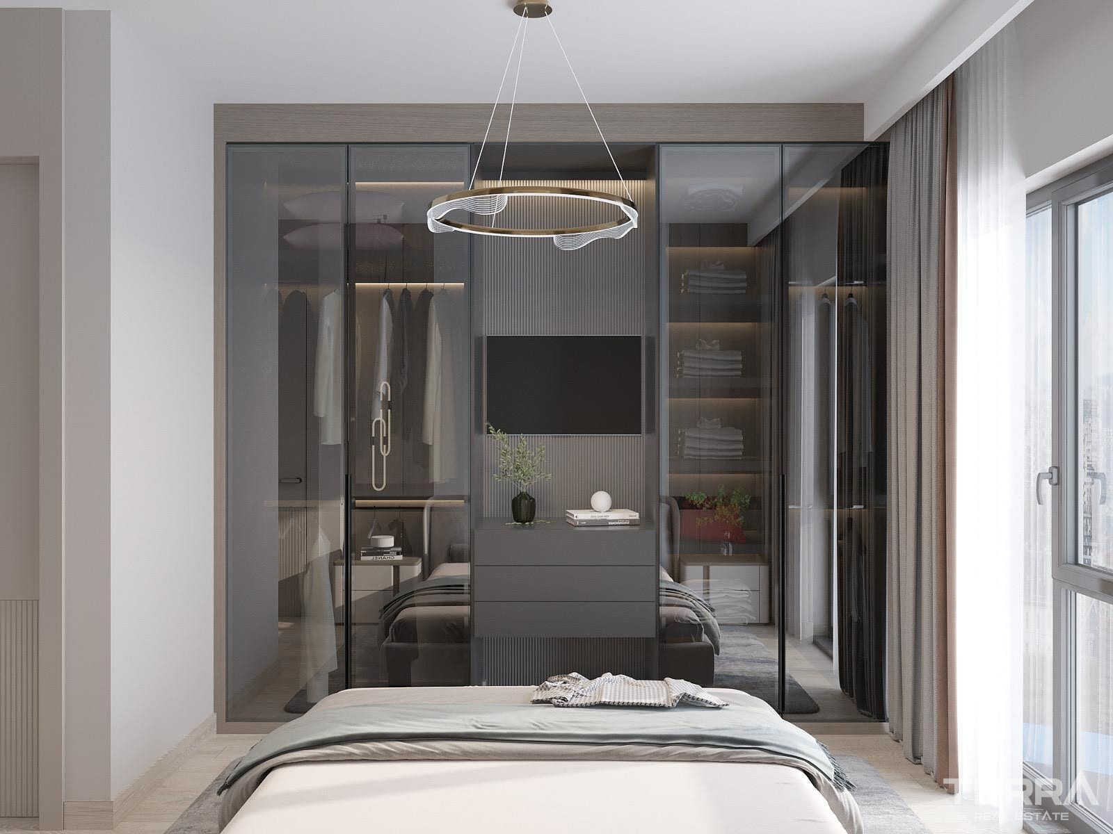 Forest and City View Apartments for Sale in Ankara, Çankaya - 116099