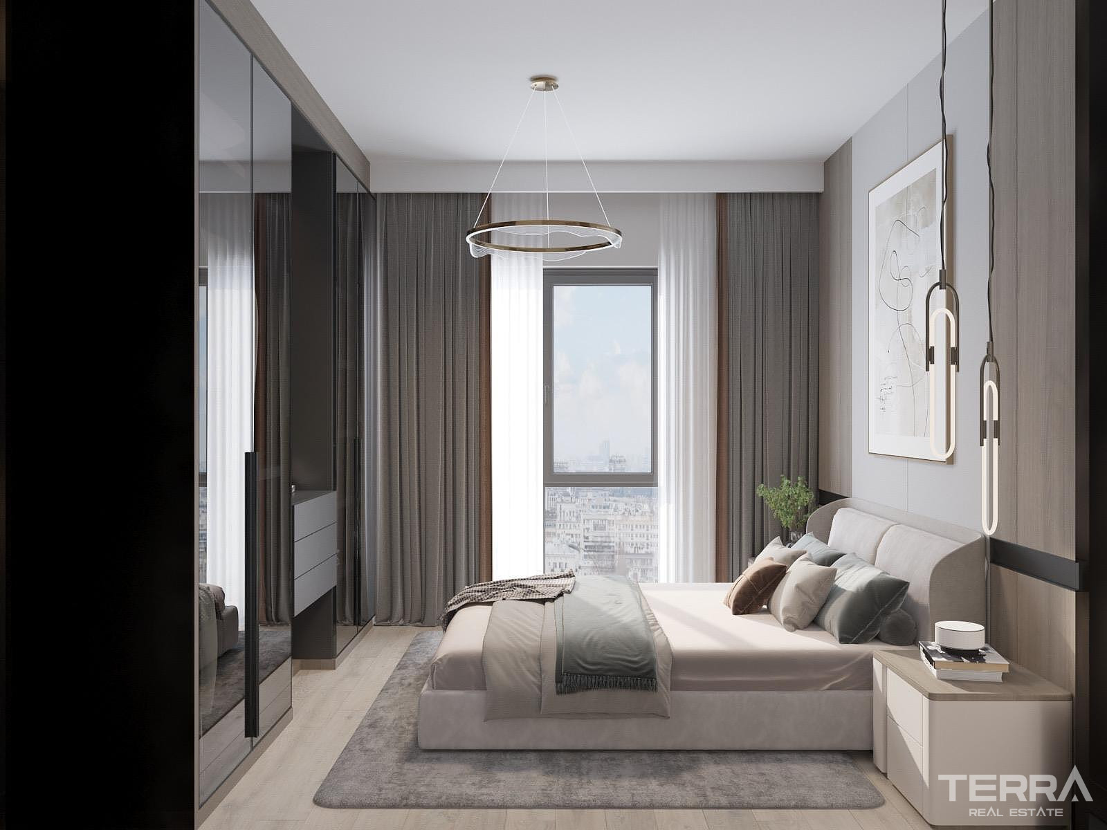 Forest and City View Apartments for Sale in Ankara, Çankaya - 116100