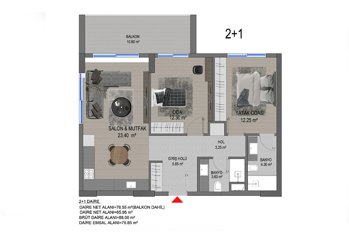 Luxury Apartments for Sale in Ankara, Etimesgut, Altay - 116182