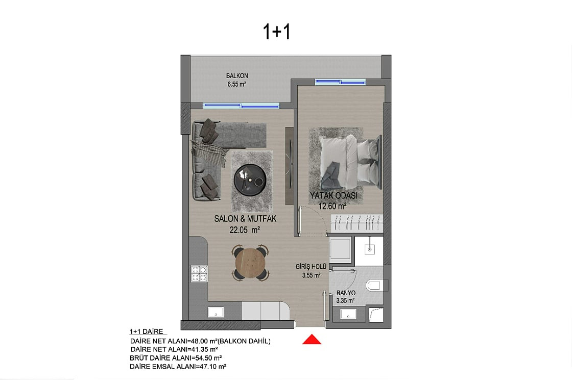 Luxury Apartments for Sale in Ankara, Etimesgut, Altay - 116183