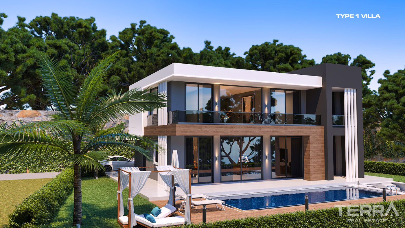 Sea View Villas for Sale in Kargıcak, Alanya, Turkey - 116209