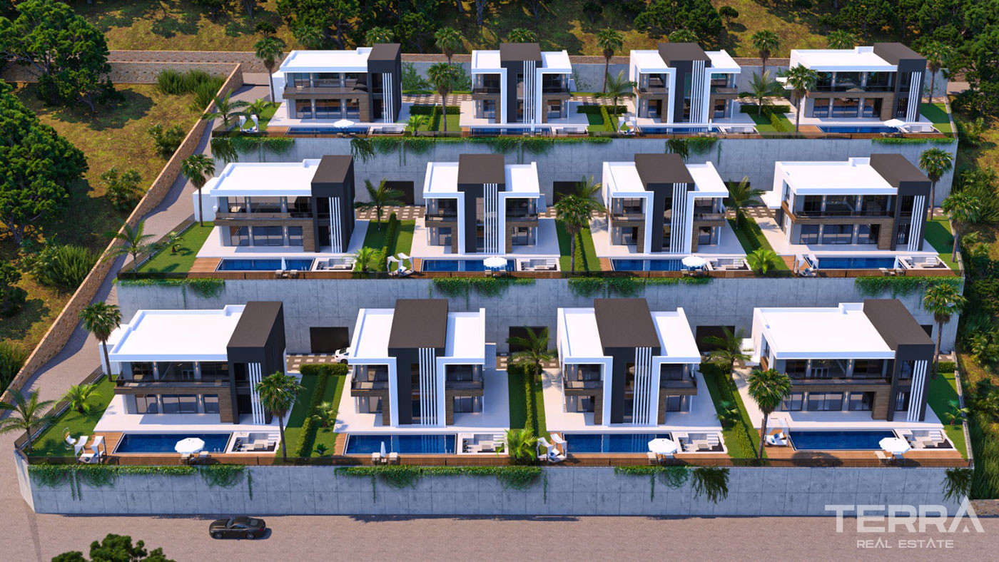Sea View Villas for Sale in Kargıcak, Alanya, Turkey - 116213