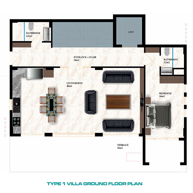 Sea View Villas for Sale in Kargıcak, Alanya, Turkey - 116215