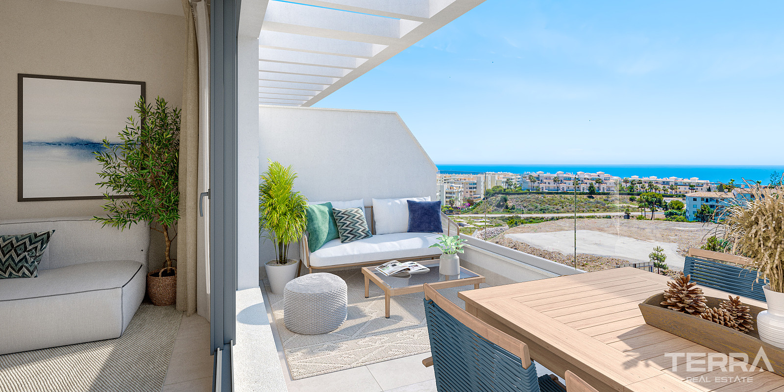 Sea View Apartments for Sale in Mijas, Costa del Sol, Spain - 116345
