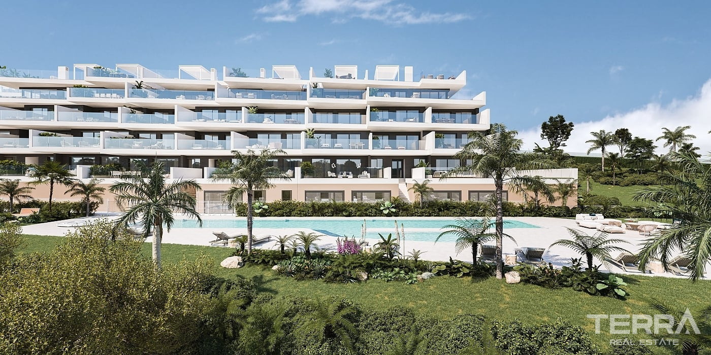Manilva, Costa Del Sol'da Sahile Yakın Deniz Manzaralı Daireler - 116438