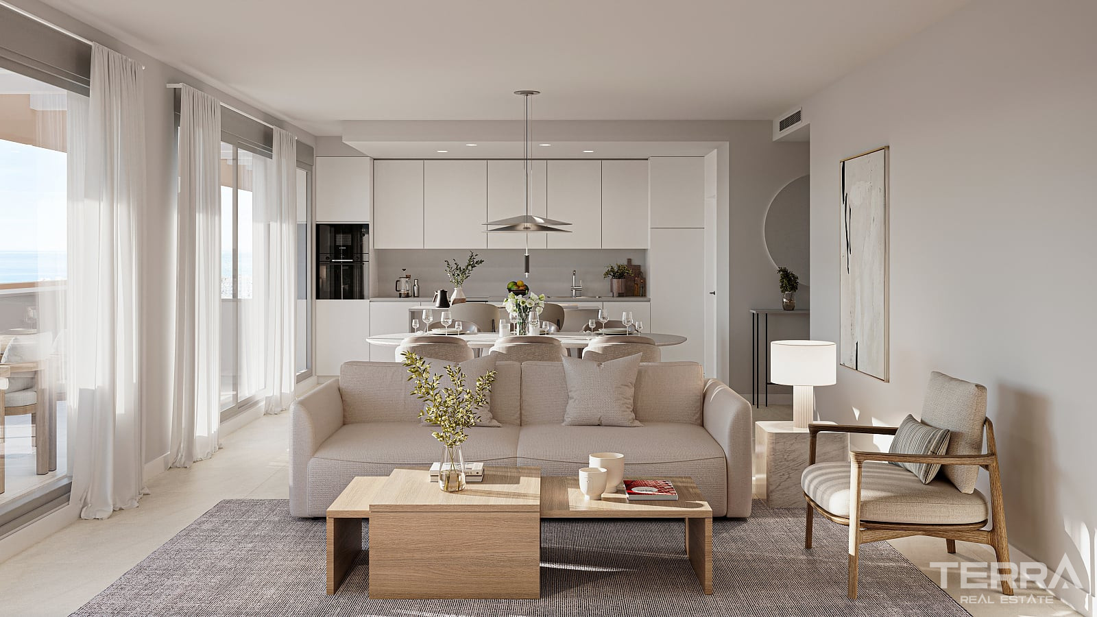Costa Del Sol, Estepona Centro'da Satılık Deniz Manzaralı Daireler - 116567