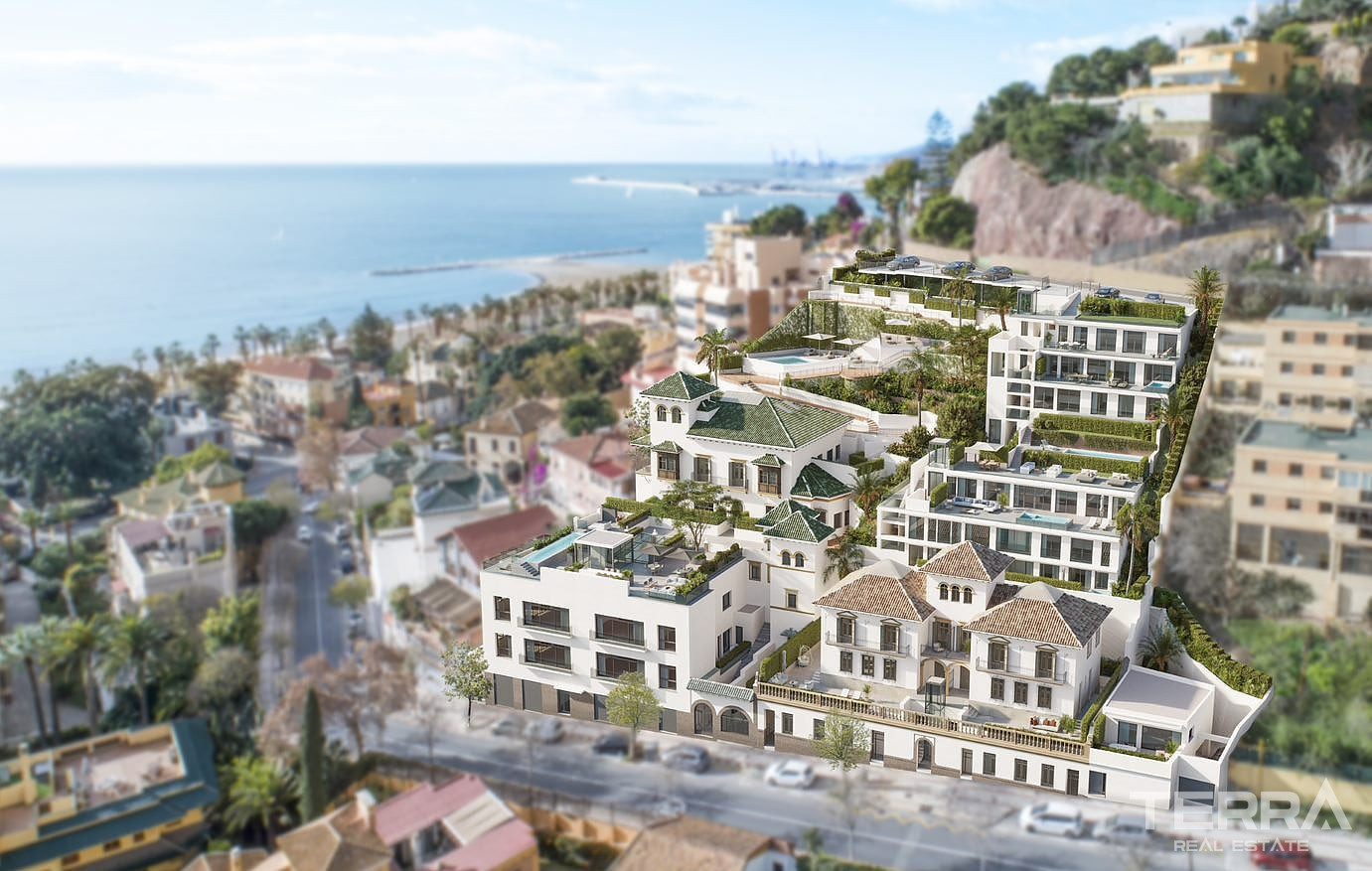 Málaga Costa del Sol'da Plaja 300 m Uzaklıkta Satılık Merkezi Daireler - 116637