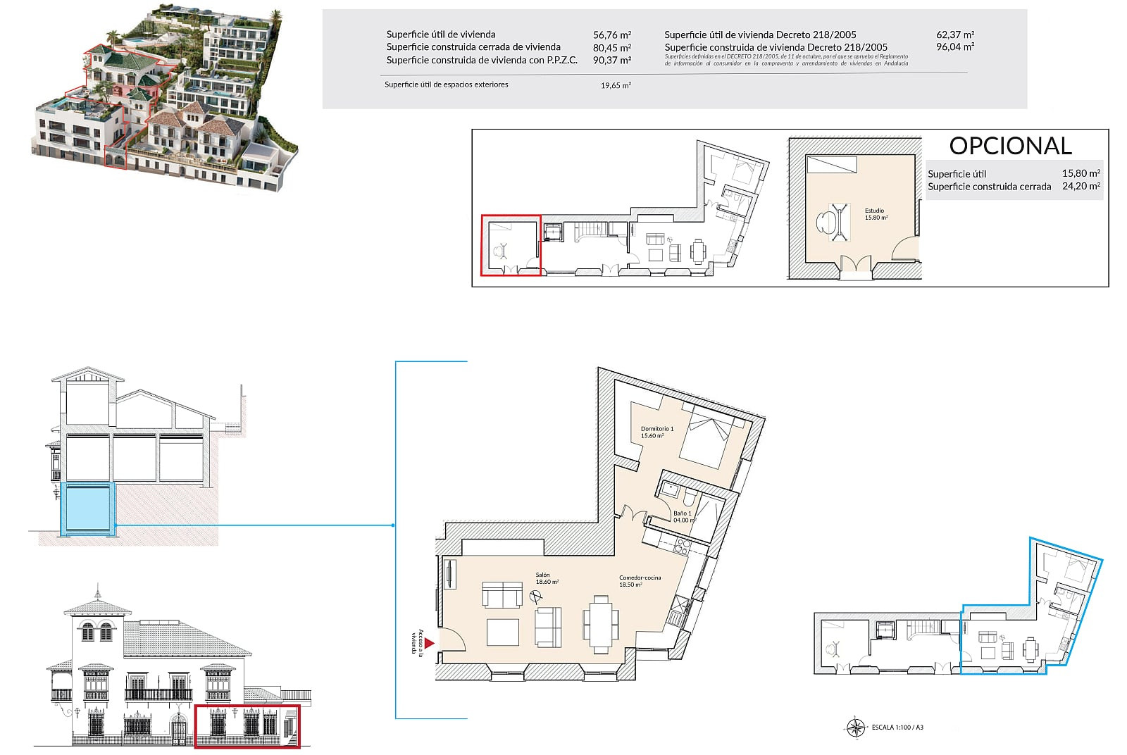 Apartments in a Historical Building for Sale in Málaga, Costa del Sol - 116667