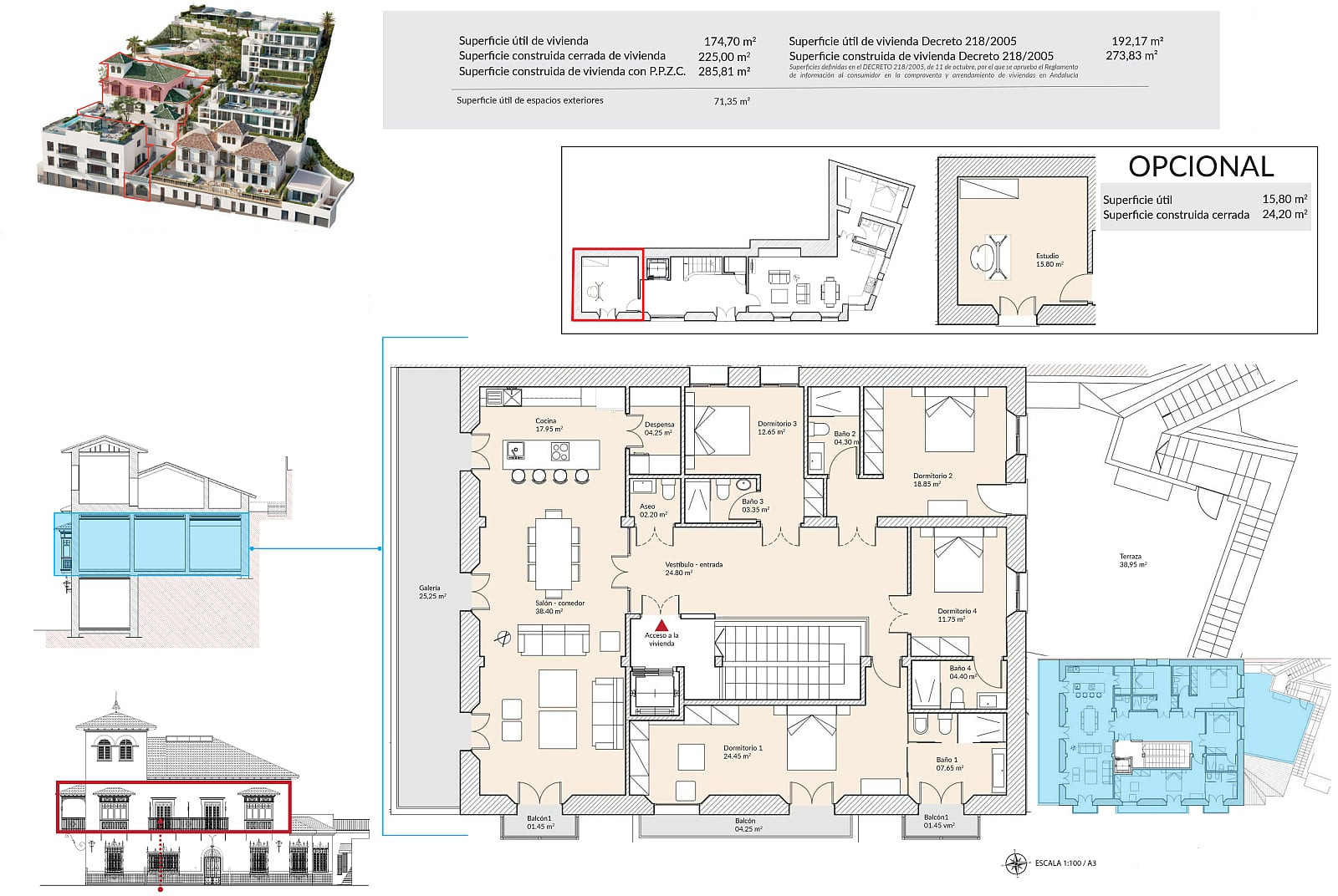 Apartments in a Historical Building for Sale in Málaga, Costa del Sol - 116668