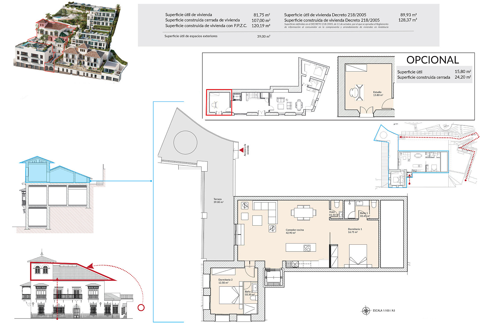 Apartments in a Historical Building for Sale in Málaga, Costa del Sol - 116669