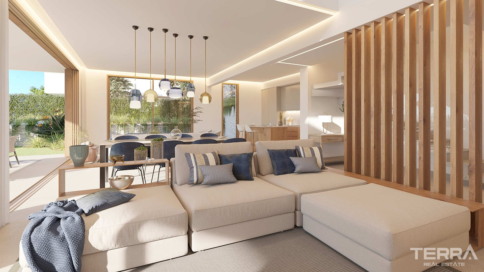 Estepona, Golden Triangle'da Satılık Deniz Manzaralı Villalar - 117024