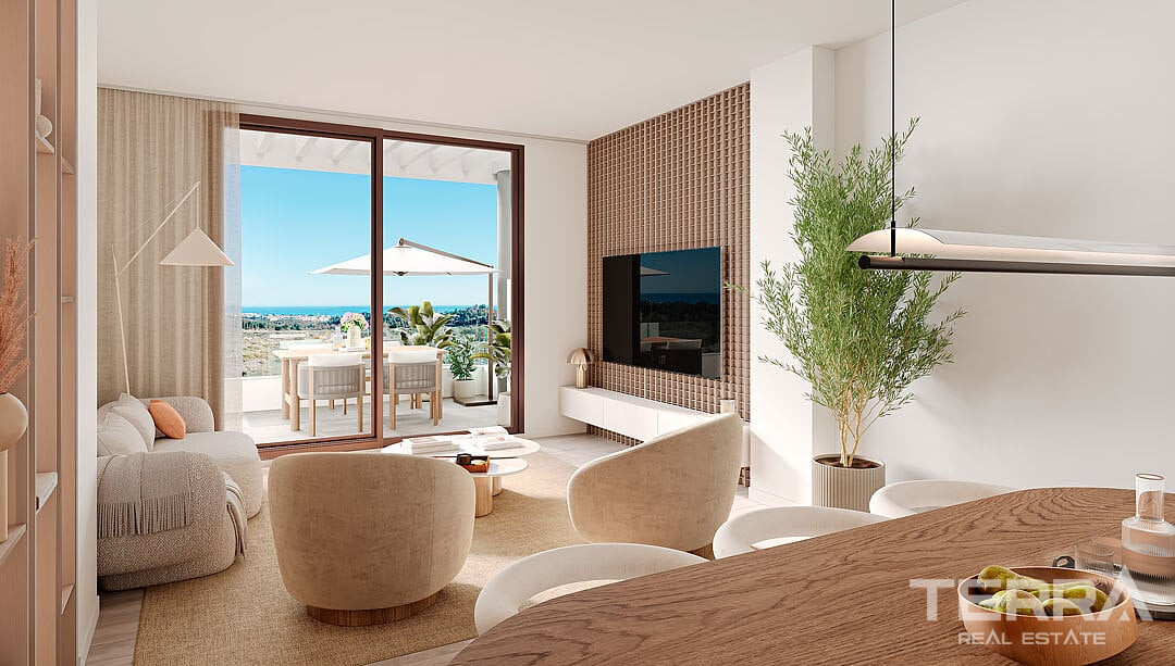 Mijas, Costa Del Sol’da Satılık Deniz Manzaralı Daireler - 117045