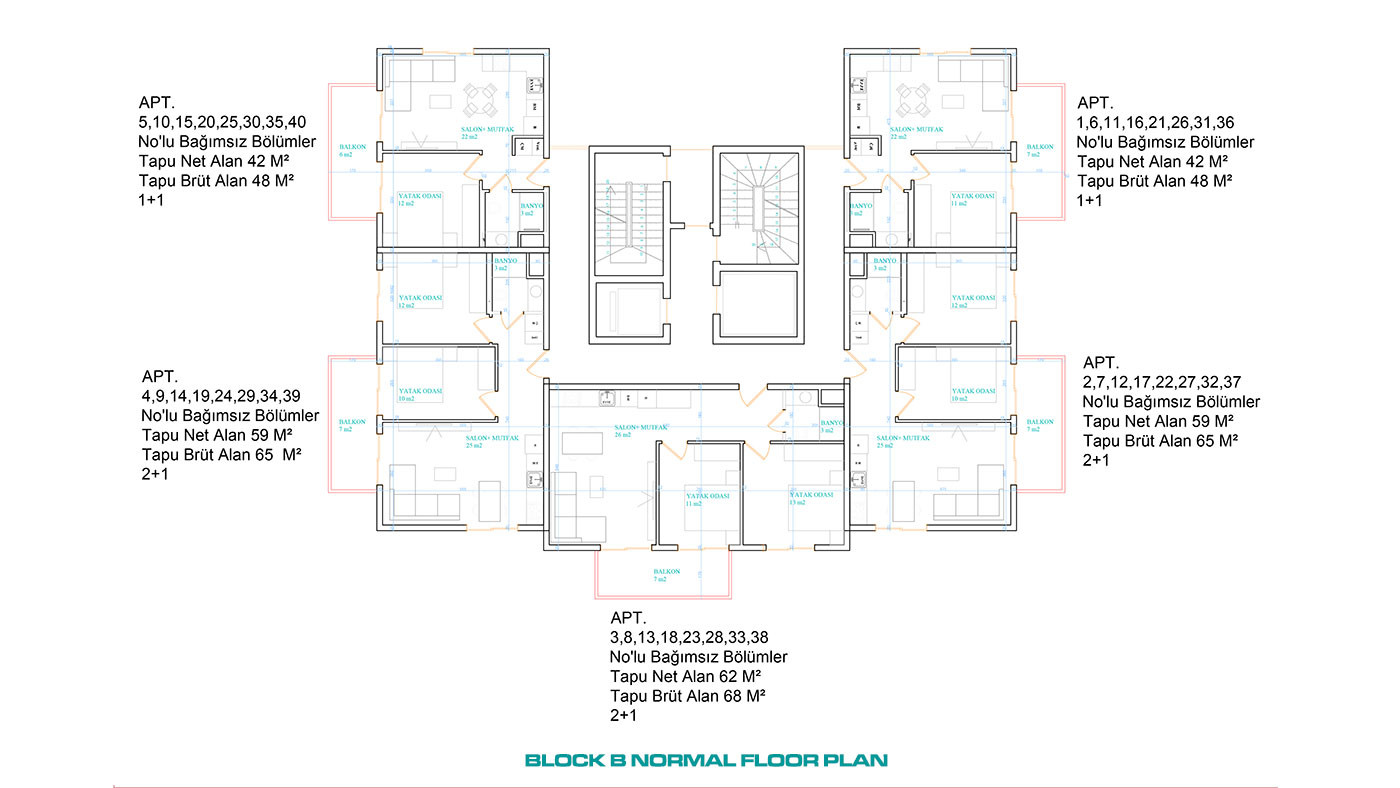 Luxury Apartments for Sale Near Cleopatra Beach in Alanya, Turkey - 117185