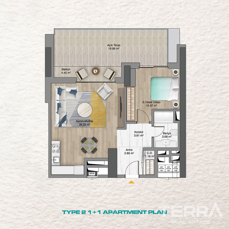 Apartments for Sale in Istanbul, Ümraniye, Turkey - 117193