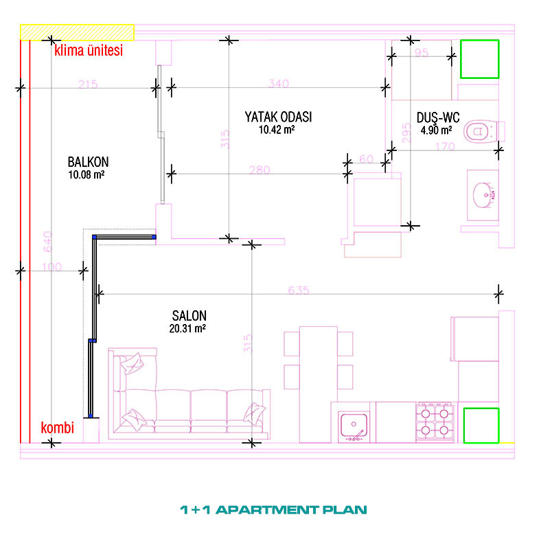 Exclusive Apartments for Sale in Altıntaş, Antalya, Turkey - 117203