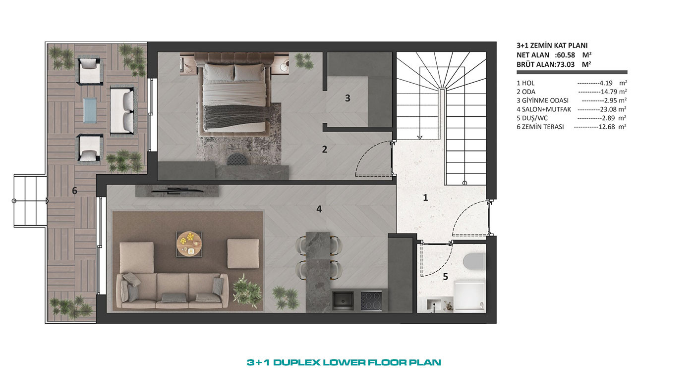 Exclusive Apartments for Sale in Altıntaş, Antalya, Turkey - 117206