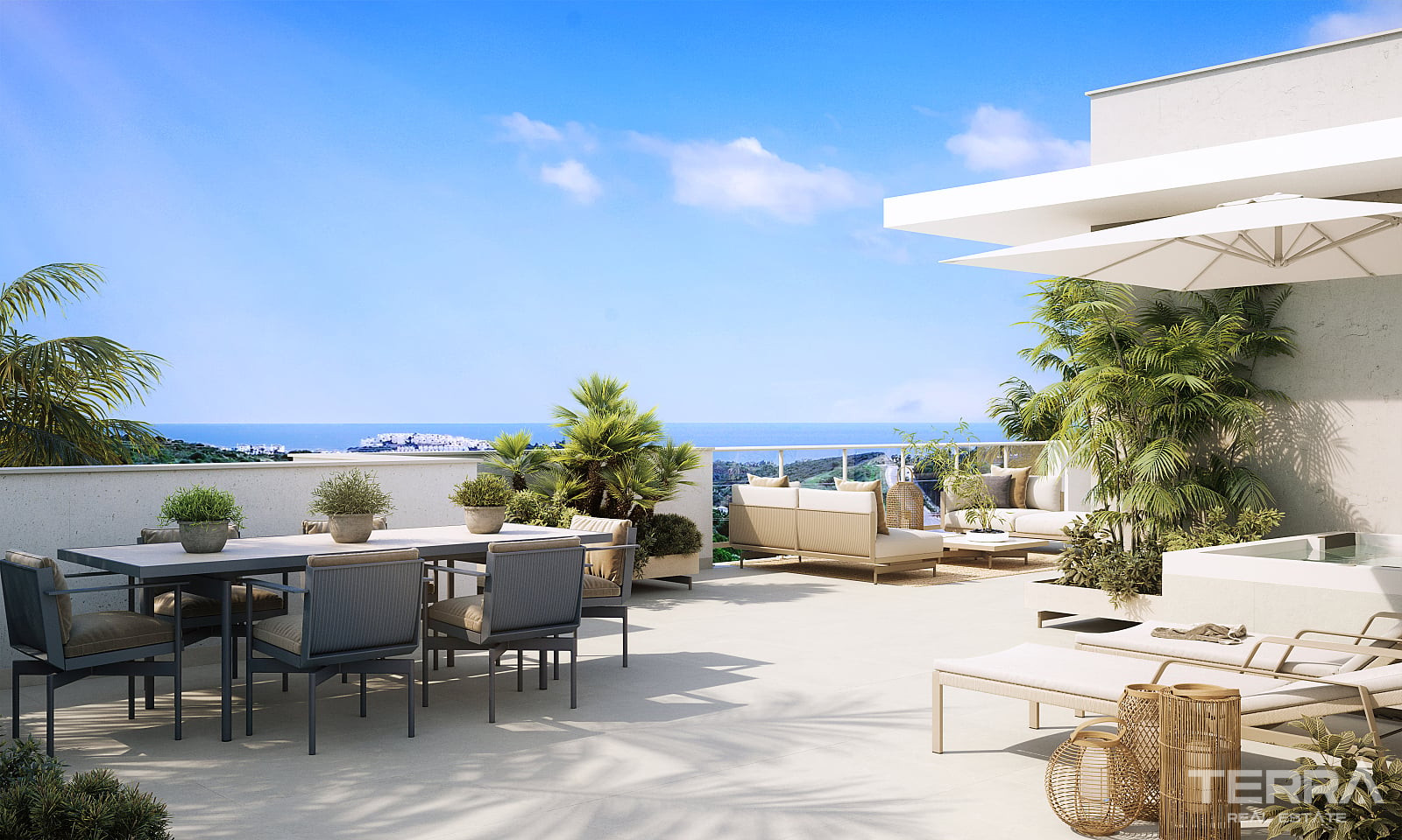 Casares'te Golf Sahasına Yakın Deniz Manzaralı Daireler - 117248