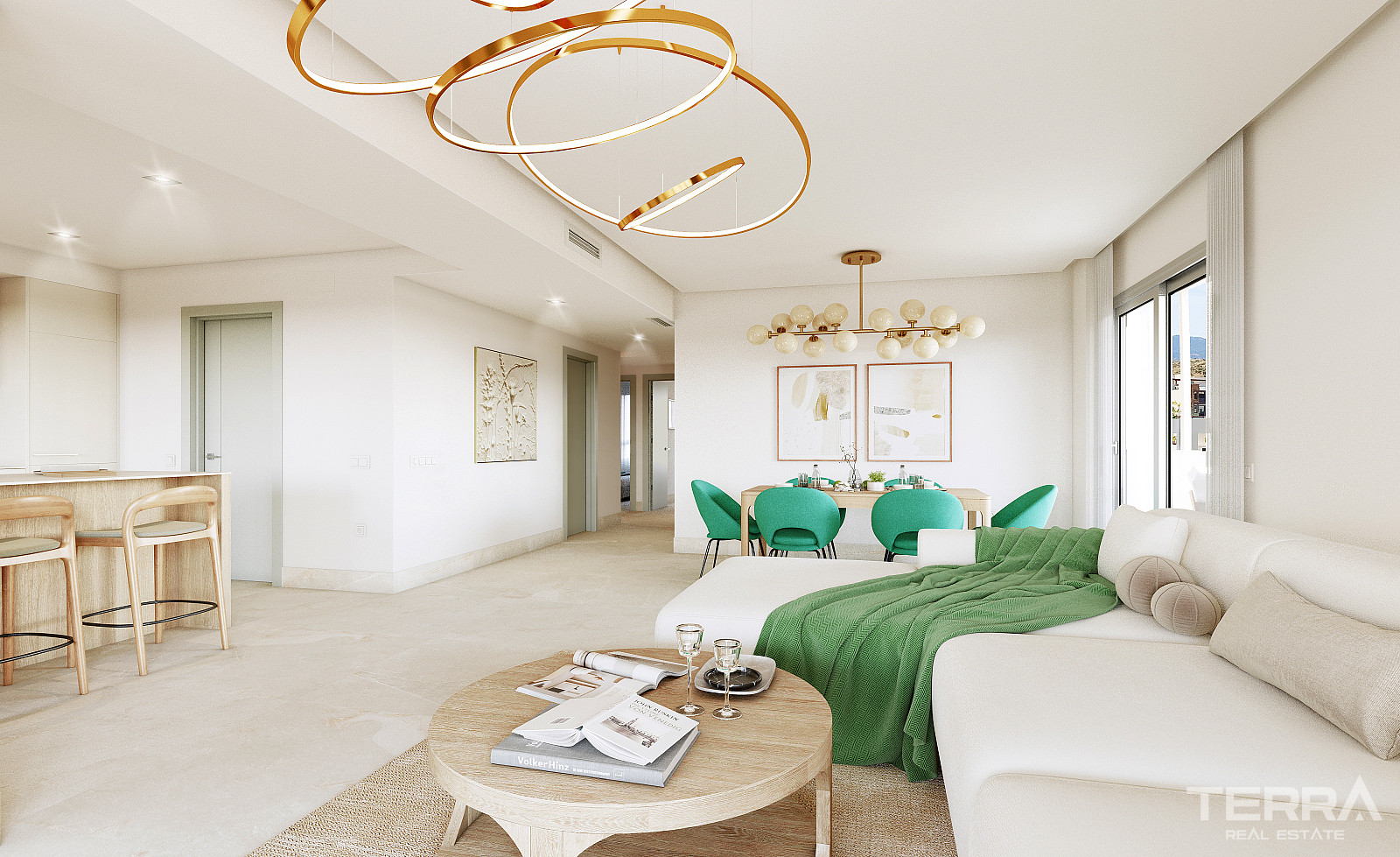 Benahavis’te Deniz Manzaralı Geniş Teraslı Sıfır Daireler - 117348