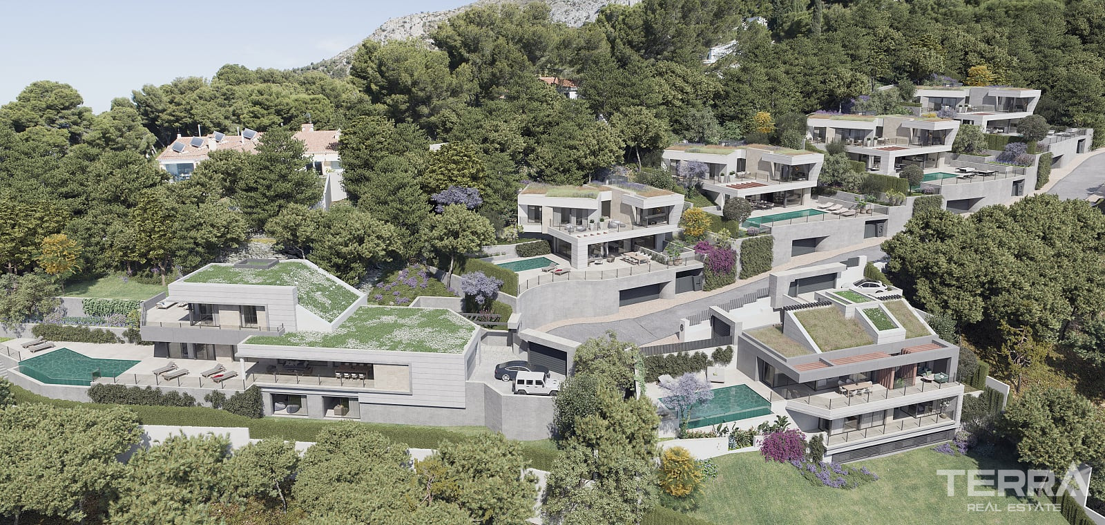 Malaga, Pinares De San Antón'da Satılık Müstakil Villalar - 117436