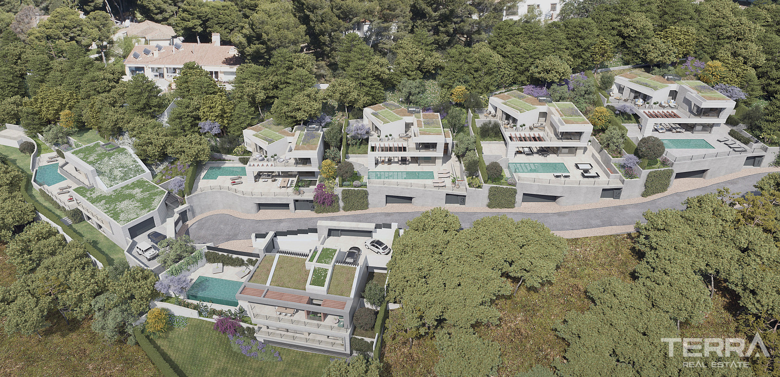 Malaga, Pinares De San Antón'da Satılık Müstakil Villalar - 117437