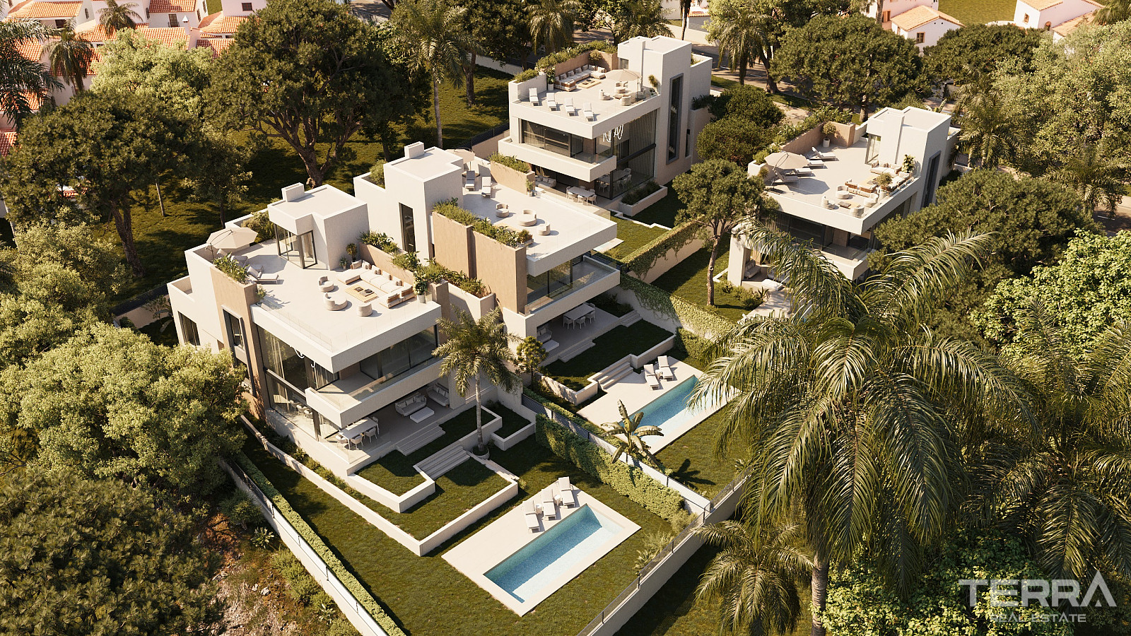 Marbella'da Denize Yürüme Mesafesinde Satılık Müstakil Villalar - 117595