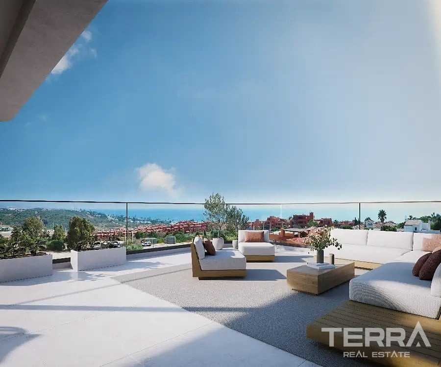 Costa Del Sol, Estepona'da Satılık Deniz Manzaralı Daireler - 117772