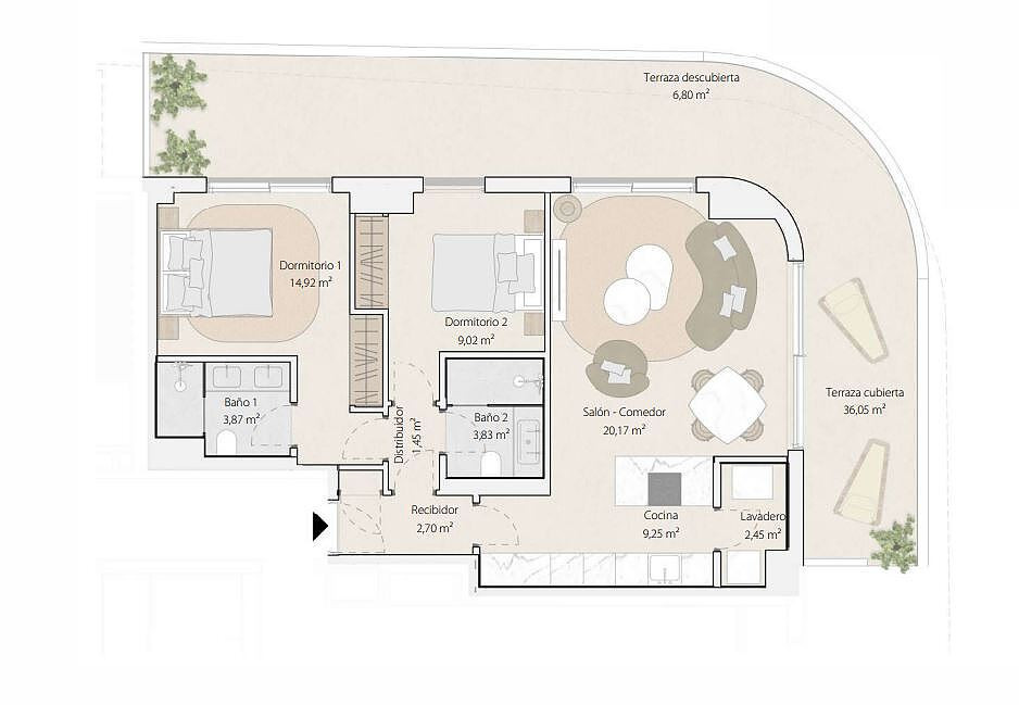 Beachfront Aparments for Sale in Málaga, Costa del Sol - 117866