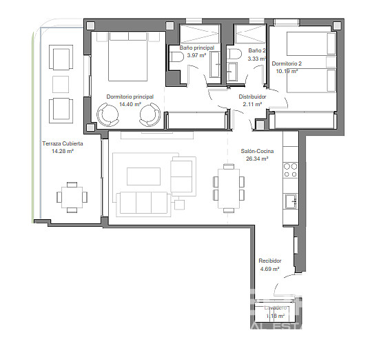 Sea View Apartments for Sale in Torremolinos, Costa del Sol - 118278