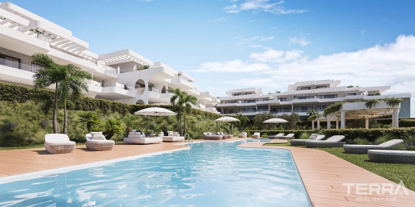 Estepona, Costa del Sol'da Satılık Deniz Manzaralı Daireler