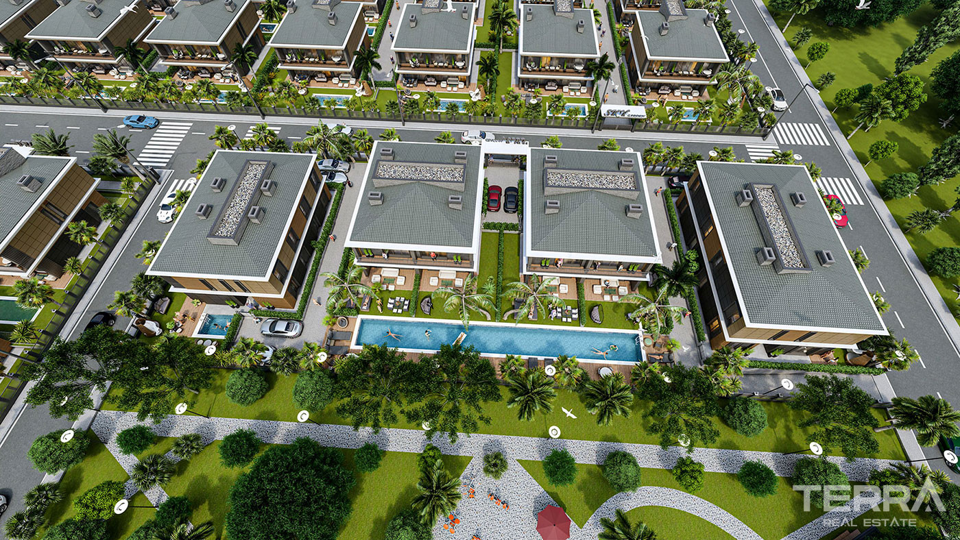 Semi-Detached Villas for Sale in Ermenek, Lara, Antalya - 118566