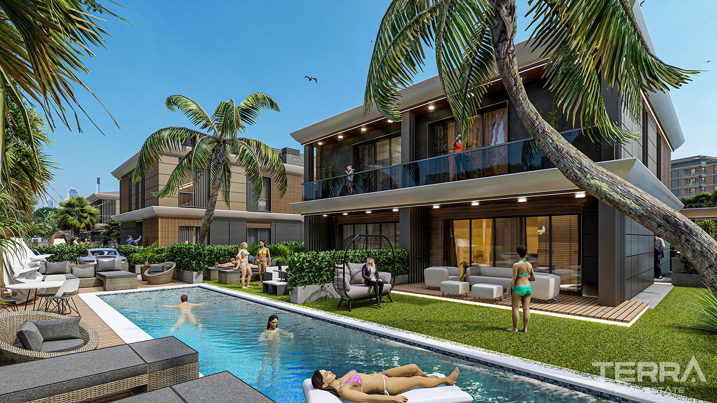 Semi-Detached Villas for Sale in Ermenek, Lara, Antalya - 118567