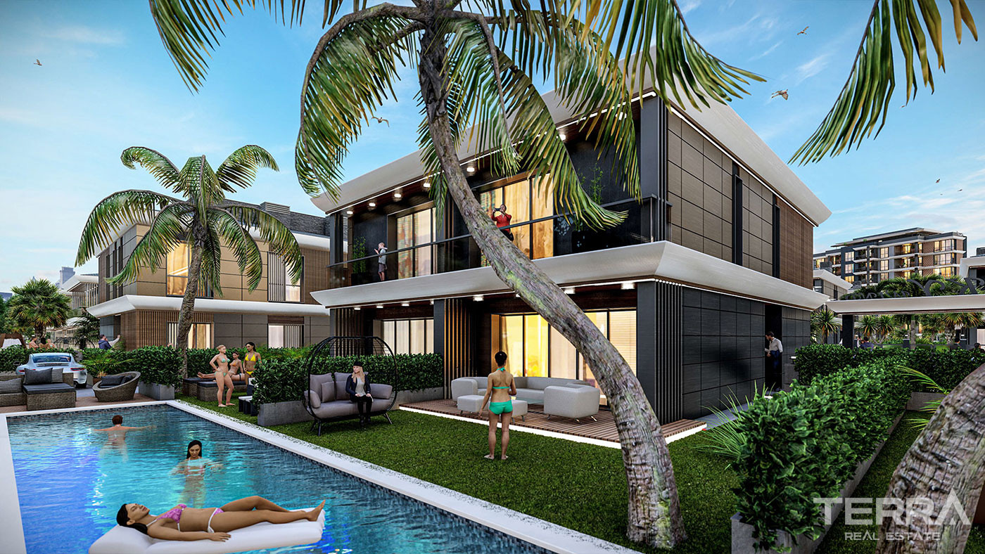 Semi-Detached Villas for Sale in Ermenek, Lara, Antalya - 118574