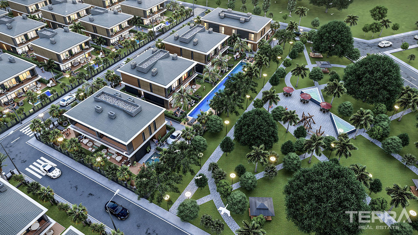 Semi-Detached Villas for Sale in Ermenek, Lara, Antalya - 118576