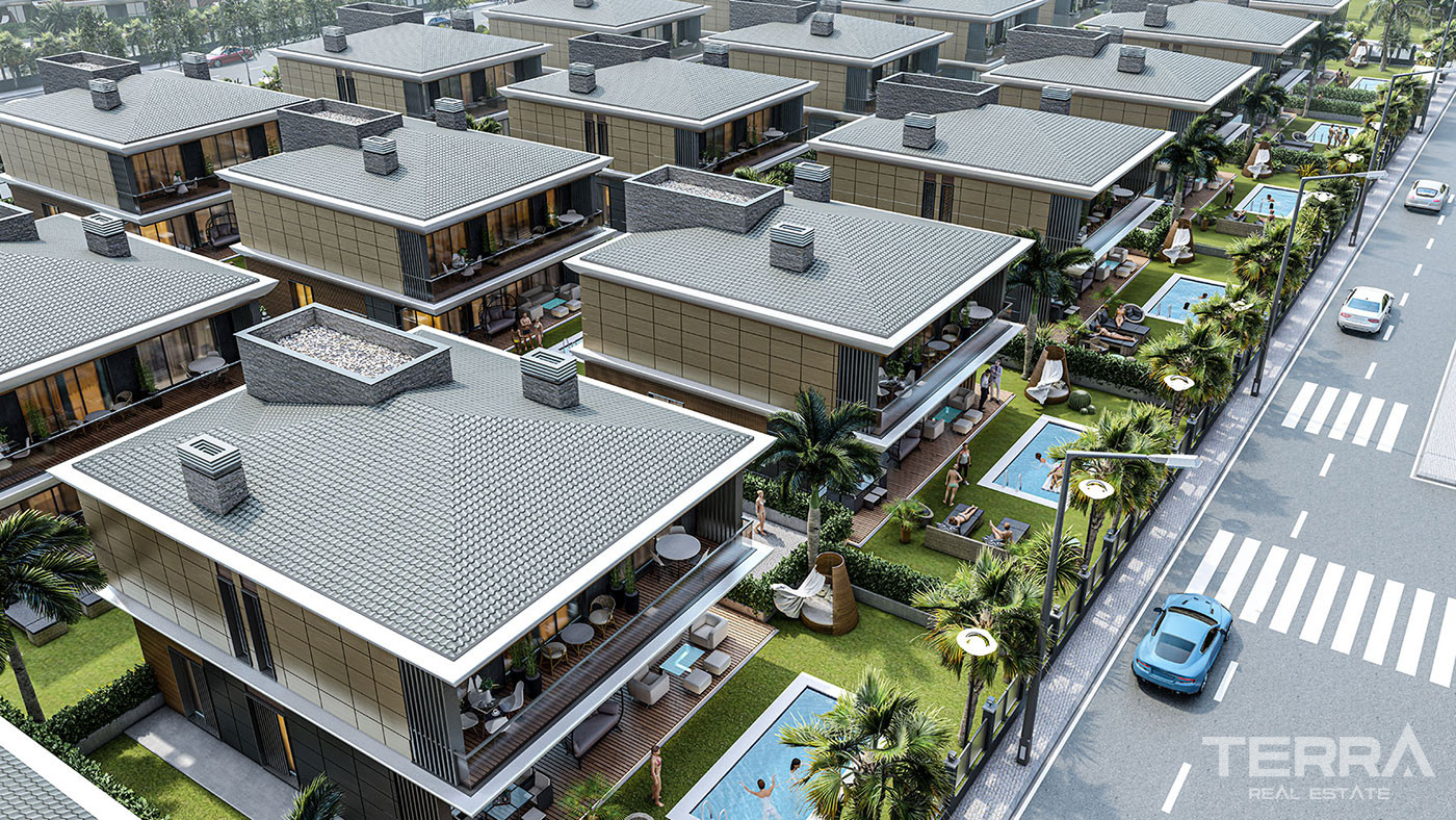 Villas with Private Pools for Sale in Ermenek, Lara, Antalya - 118605
