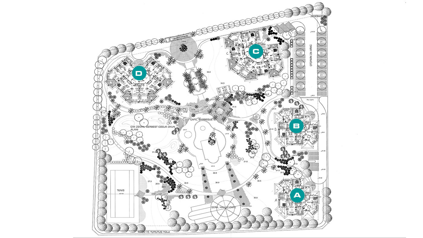 Moderne leiligheter i Alanya Park Residence, nær stranden og sentrum - 103959