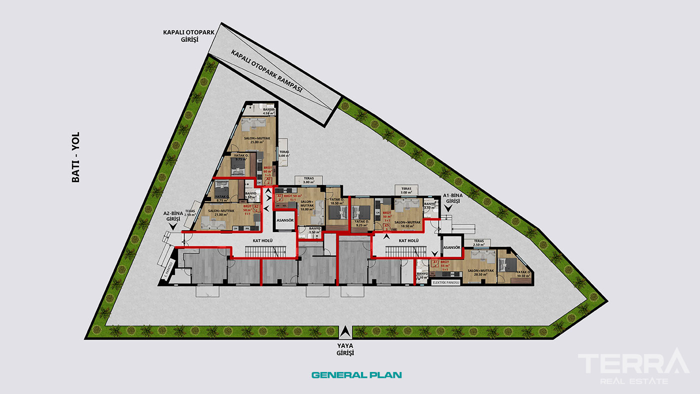 Apartments for Sale in Muratpaşa, Antalya City Center, Turkey - 118681