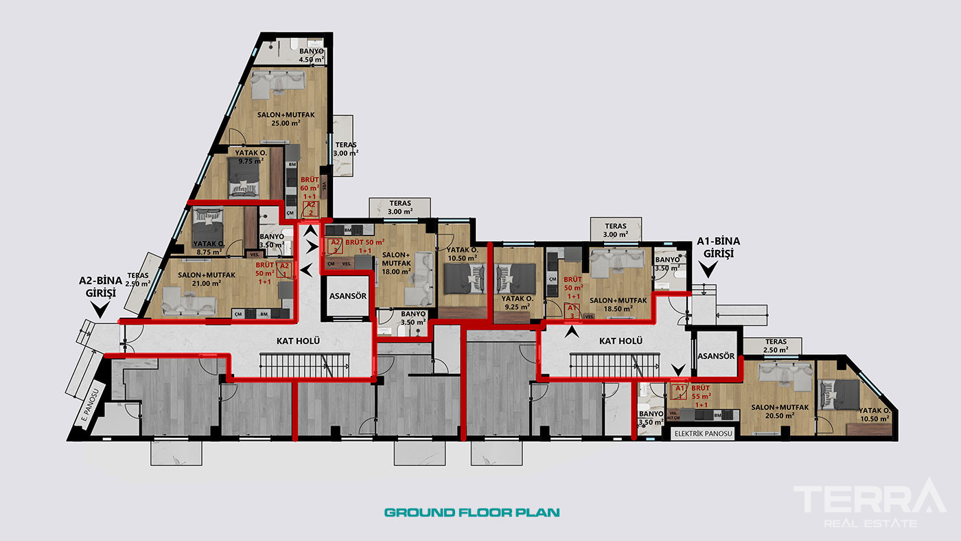 Apartments for Sale in Muratpaşa, Antalya City Center, Turkey - 118682